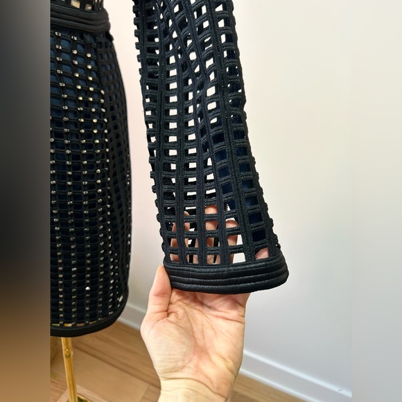 Topshop black & navy dress - Picture 6 of 16